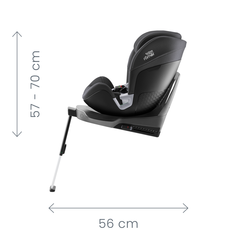 Britax Römer SWIVEL 2 Frost Grey rotating i-Size car seat
